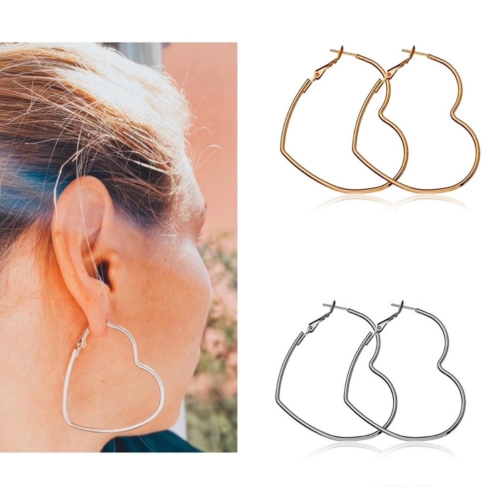 🌵4/$30 New Open Heart Earrings